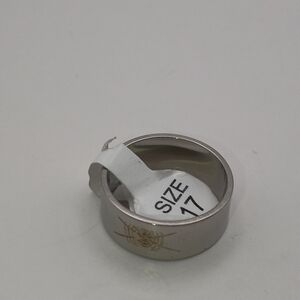 Men's Stainless Steel Silver Spider Web Band Ring U.S Size 8.5